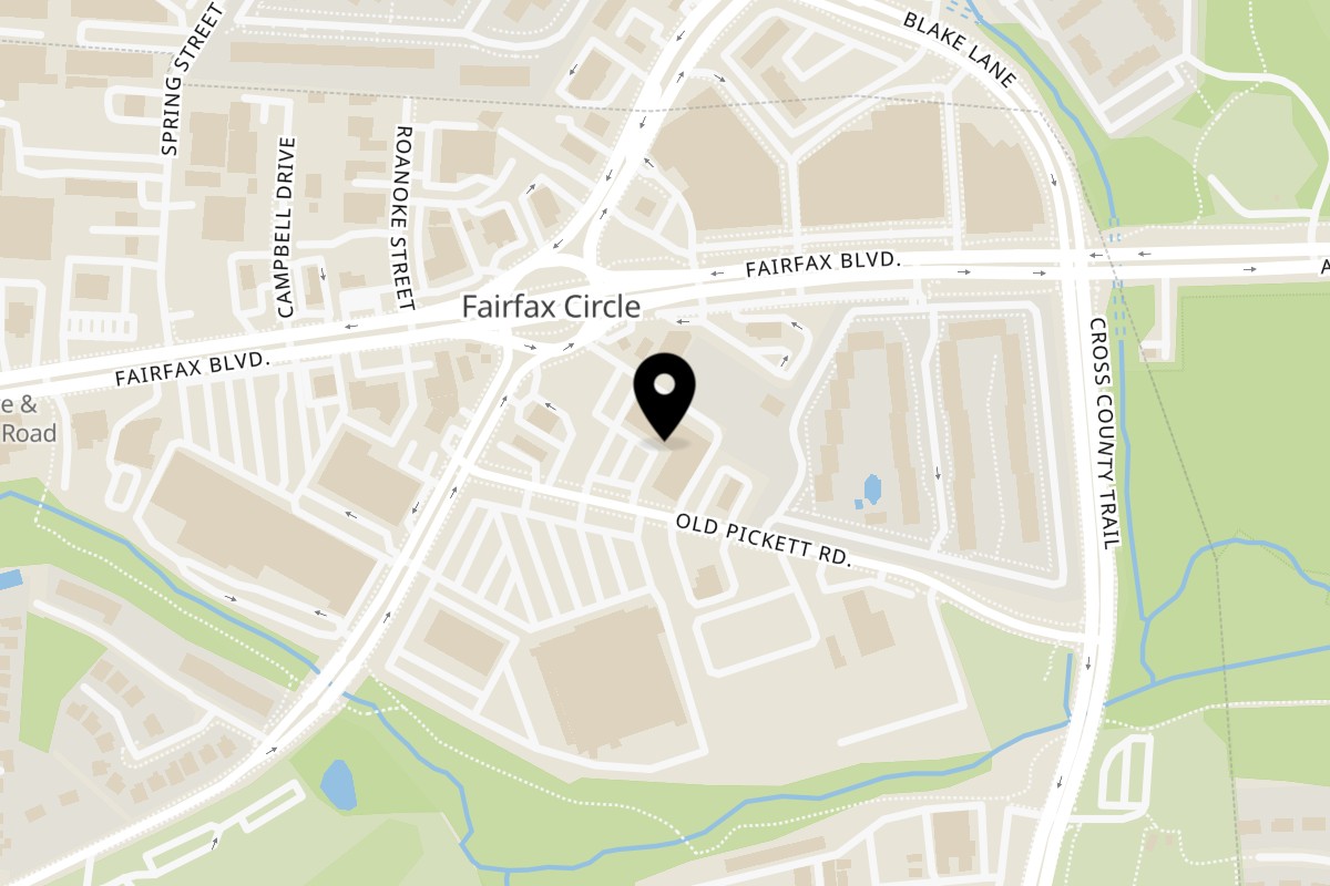 Map showing the location of Boliviamanta Kitchen on 3222 Old Pickett Rd in Fairfax